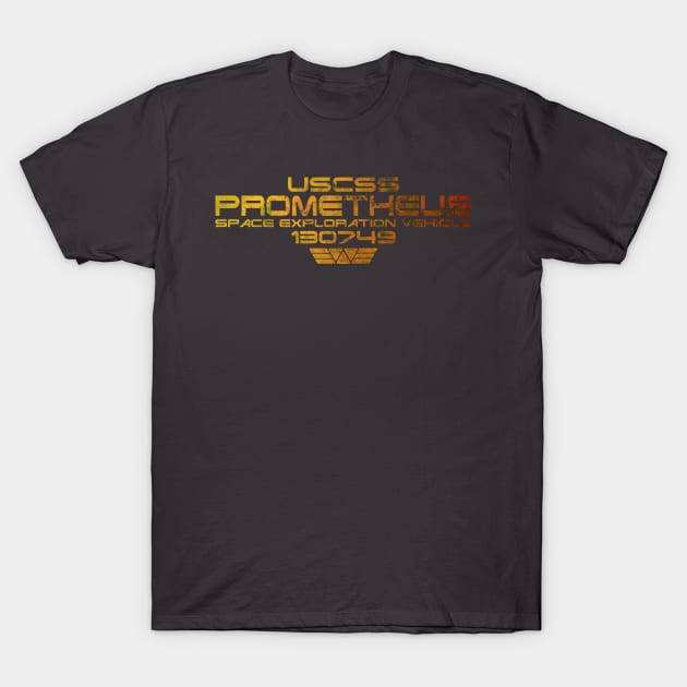 USCSS PROMETHEUS T-Shirt by Creatum